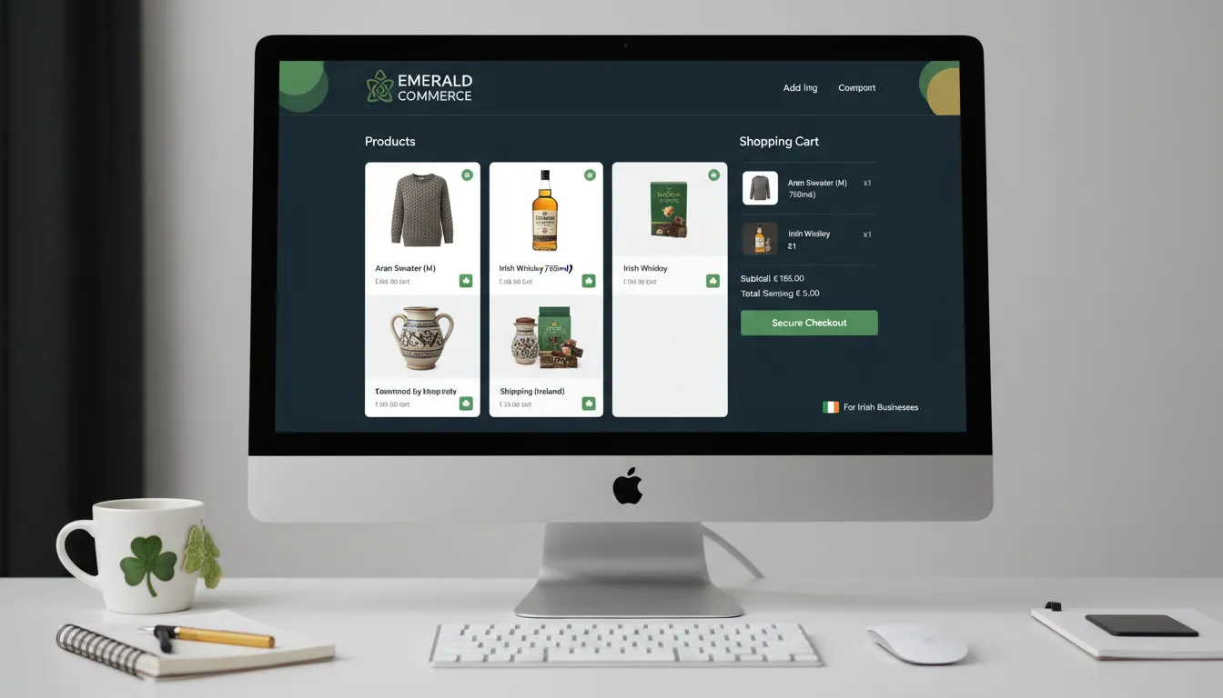 WooCommerce online store dashboard — ecommerce development for Irish businesses